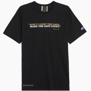 Muhammad Ali Champion 2XL black T-shirt NWT